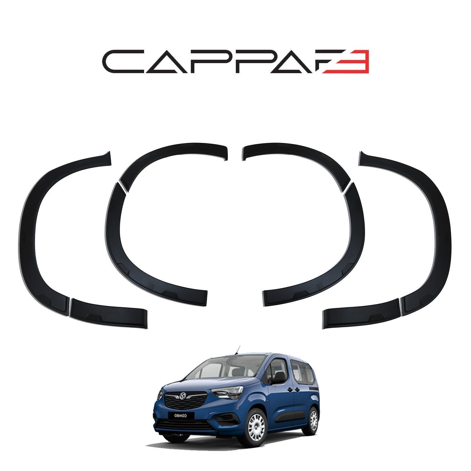 Opel Combo E 2018 Yılı Ve Sonrası 8 Prç. Çamurluk Dodik Set