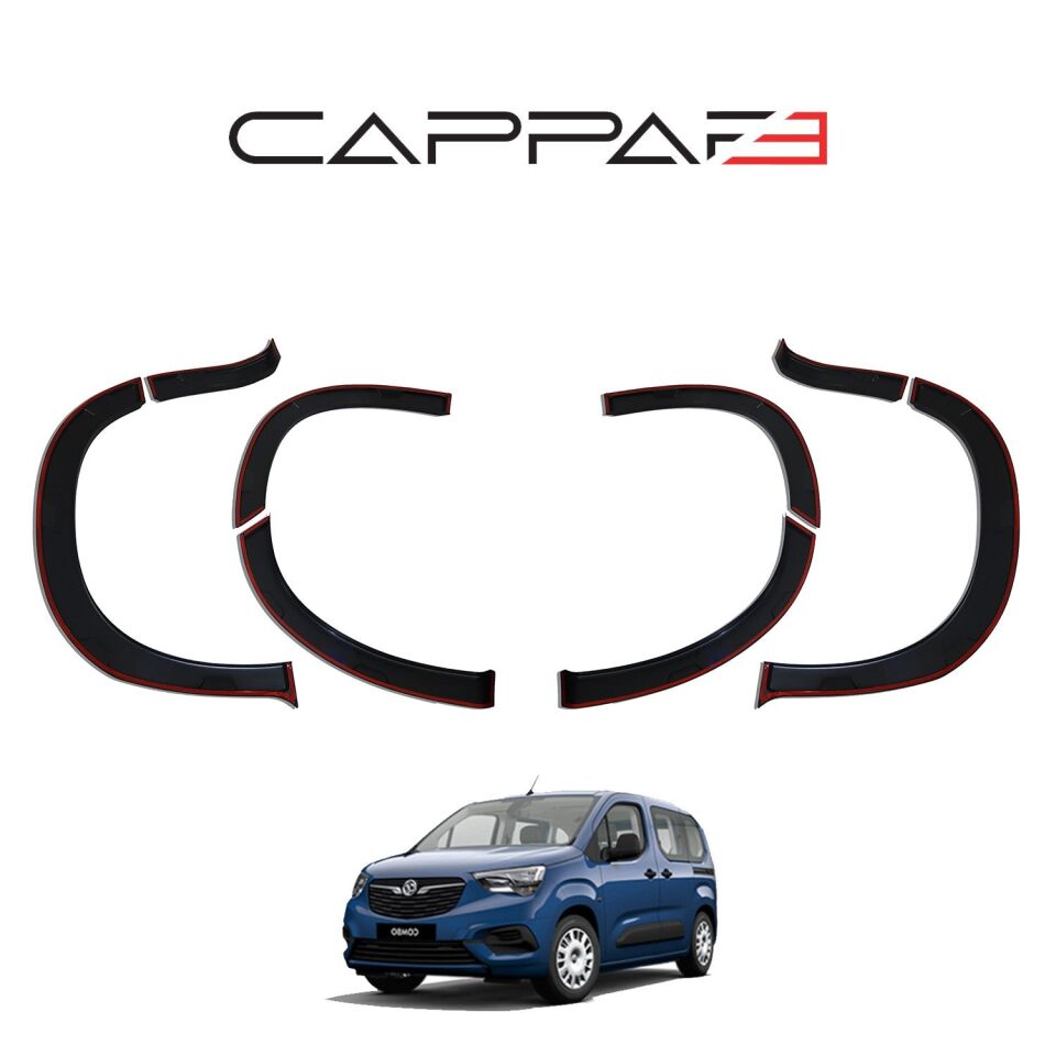 Opel Combo E 2018 Yılı Ve Sonrası 8 Prç. Çamurluk Dodik Set