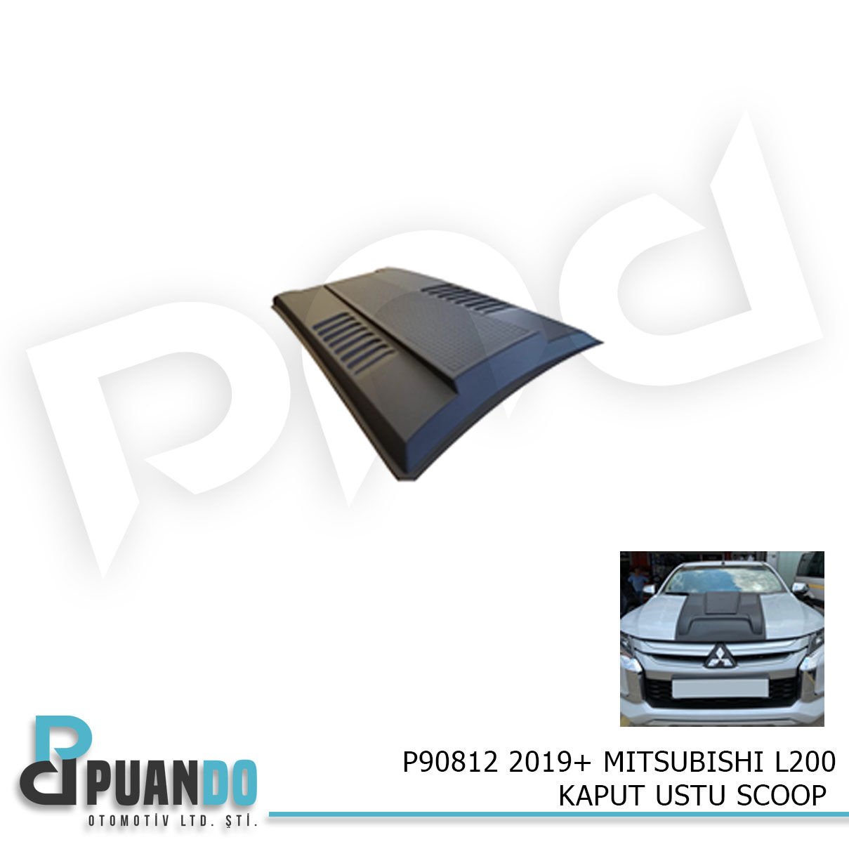 2019+ MITSUBISHI L200 KAPUT USTU SCOOP