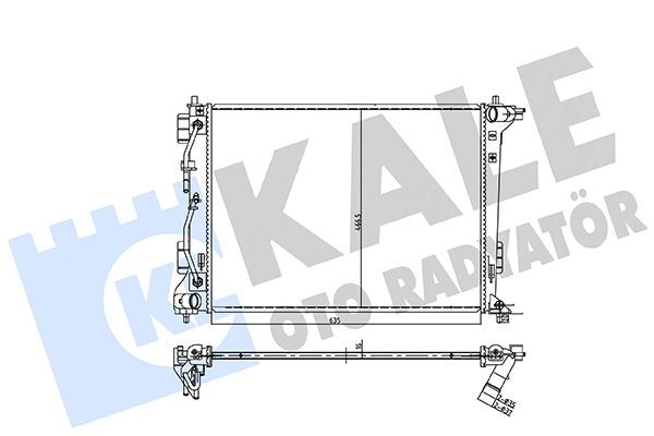 HYUNDAI TUCSON / SPORTAGE 15-22 SU RADYATÖRÜ 25310D7600 KALE