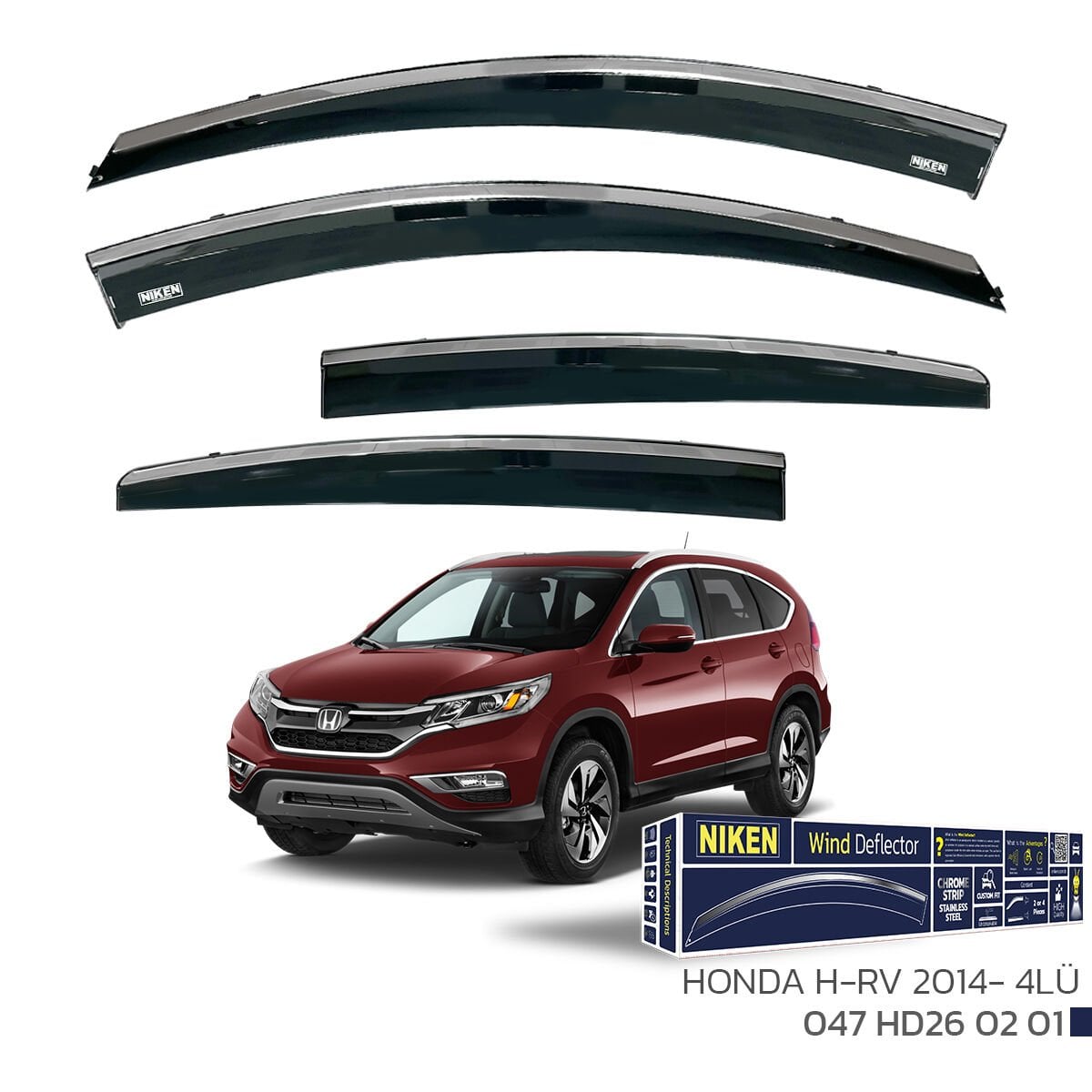 JEEP GRAND CHEROKE 2011-2021 KROMLU CAM RÜZGARLIĞI 4LÜ