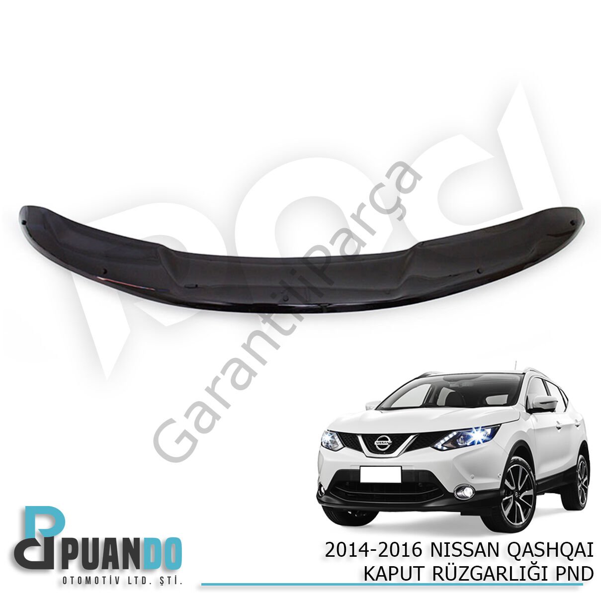 2014-2016 NISSAN QASHQAI KAPUT RUZGARLIGI PND