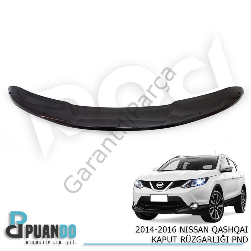 2014-2016 NISSAN QASHQAI KAPUT RUZGARLIGI PND