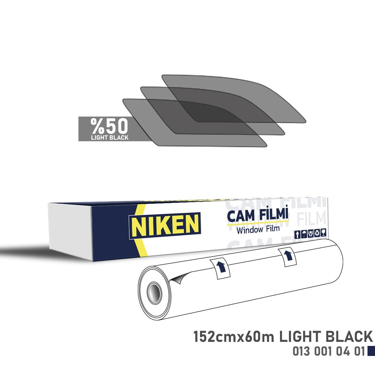 CAM FİLMİ 152*60 MT L.BLACK NIKEN