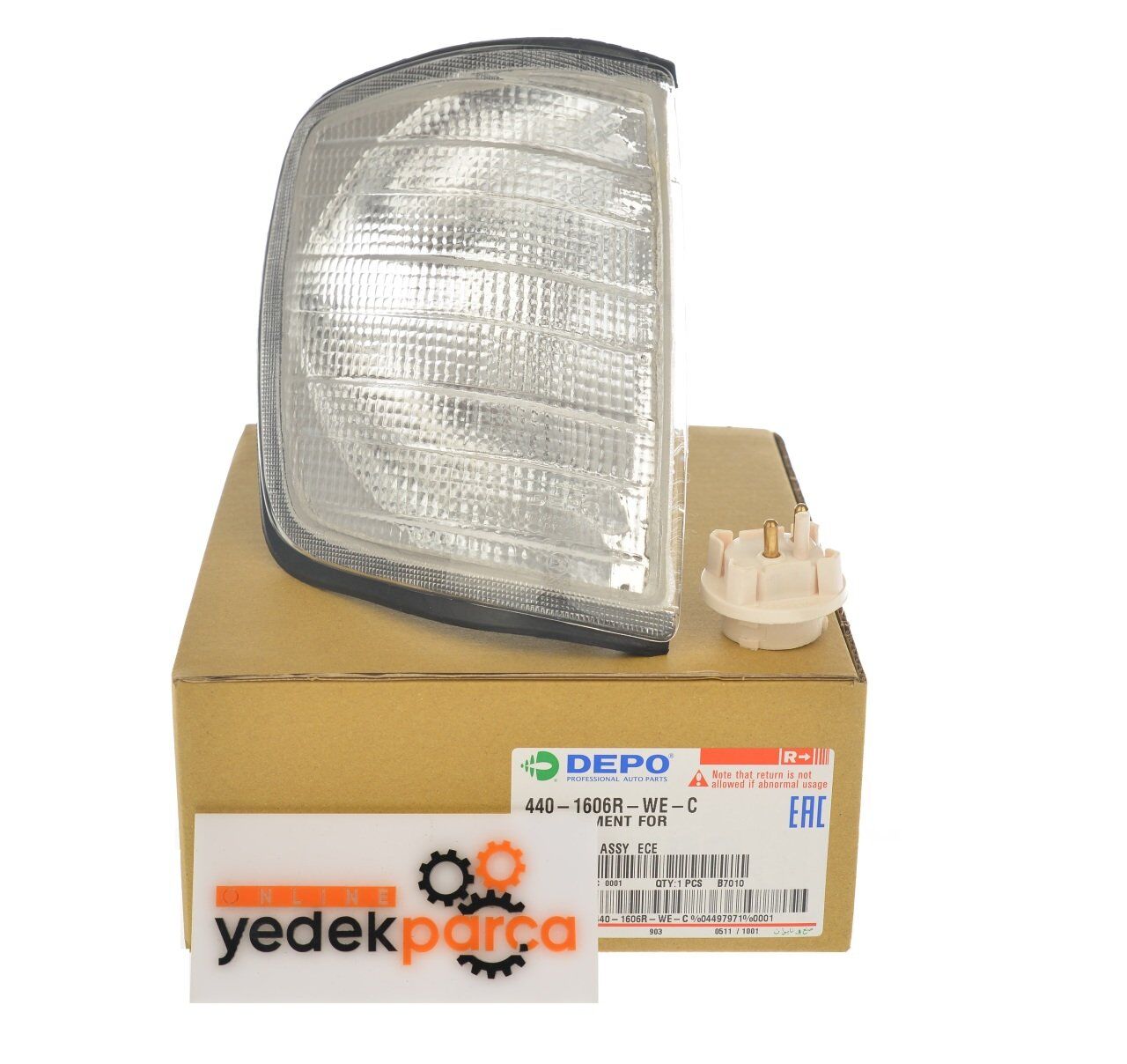 MERCEDES-BENZ W124 93-95 SINYAL LAMBASI SAG A1248260843 DEPO