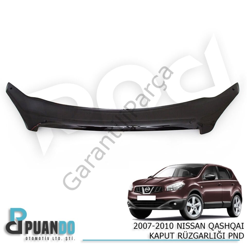 2007-2010 NISSAN QASHQAI KAPUT RUZGARLIGI PND