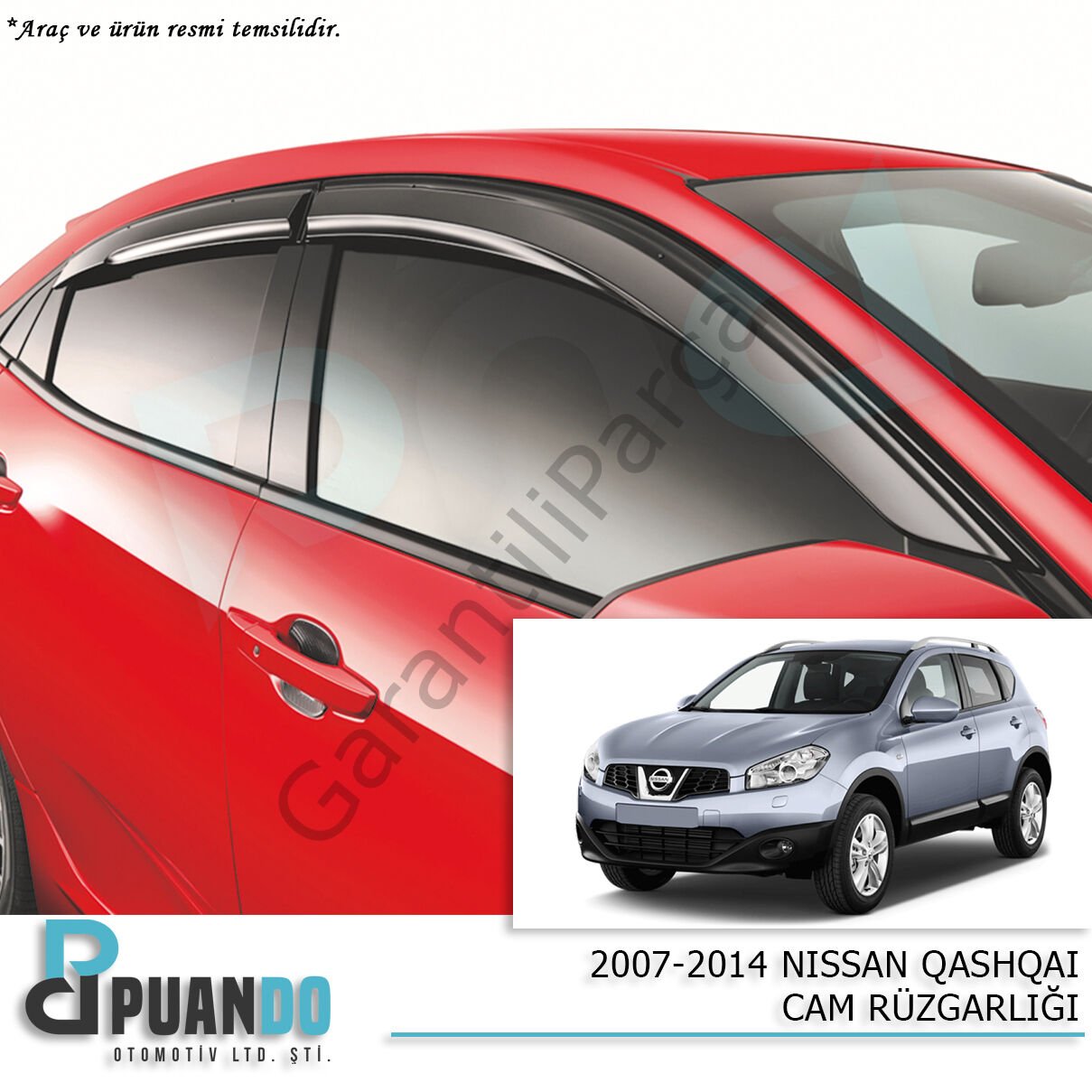 2007-2014 NISSAN QASHQAI CAM RUZGARLIGI