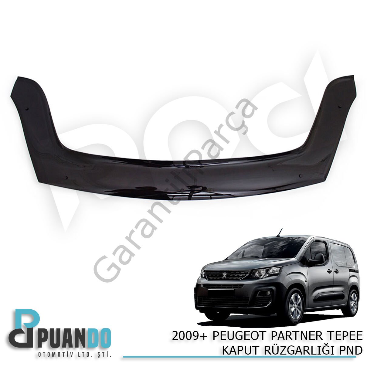 2009+ PEUGEOT PARTNER TEPEE KAPUT RUZGARLIGI PND