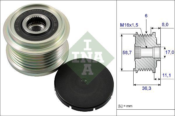 FORD TRANSIT V-362/BOXER-3/JUMPER-3/DUCATO 06- ALTERNATÖR KASNAGI BK2T 10300 ** INA