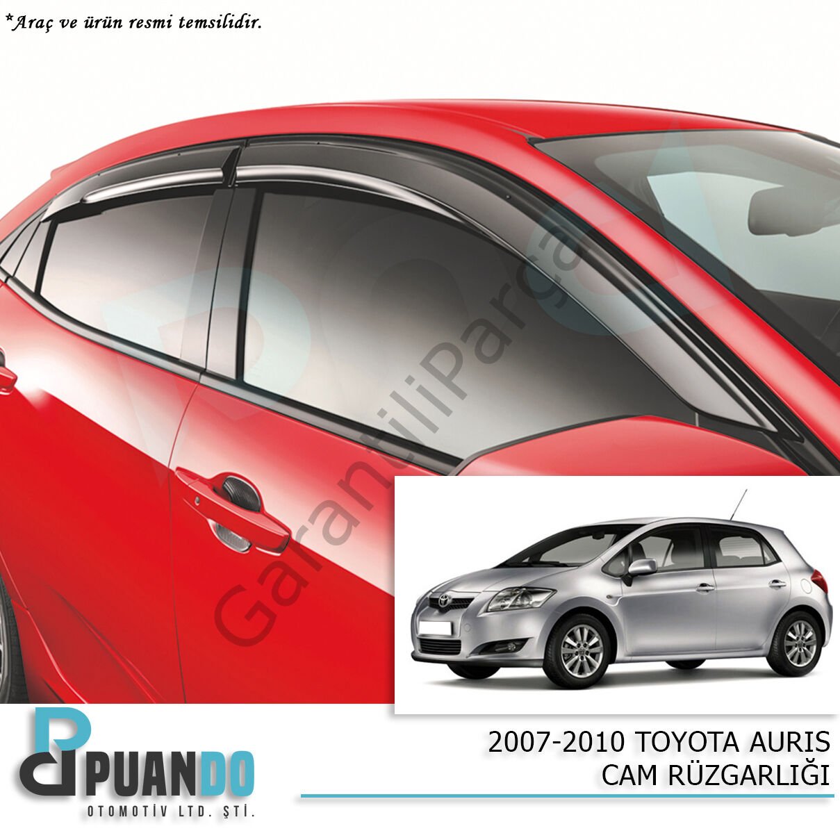 2007-2010 TOYOTA AURIS CAM RUZGARLIGI