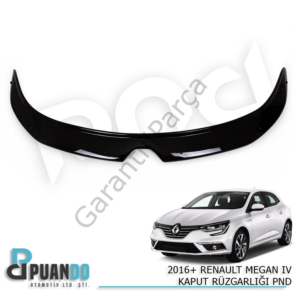 2016+ RENAULT MEGANE 4 KAPUT RUZGARLIGI PND