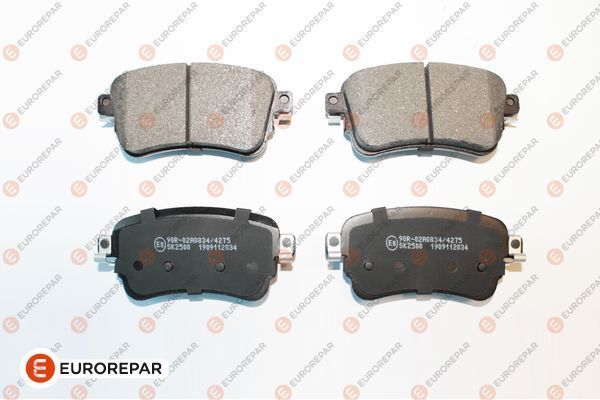 PEUGEOT EXPERT4/TRAVELLER/JUMPY IV/SPACETOURER 2016- ERP ARKA FREN BALATA TK 1617936880 EUROREPAR