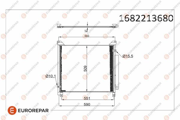 97-00 RADYATOR 884600K350/ EUROREPAR