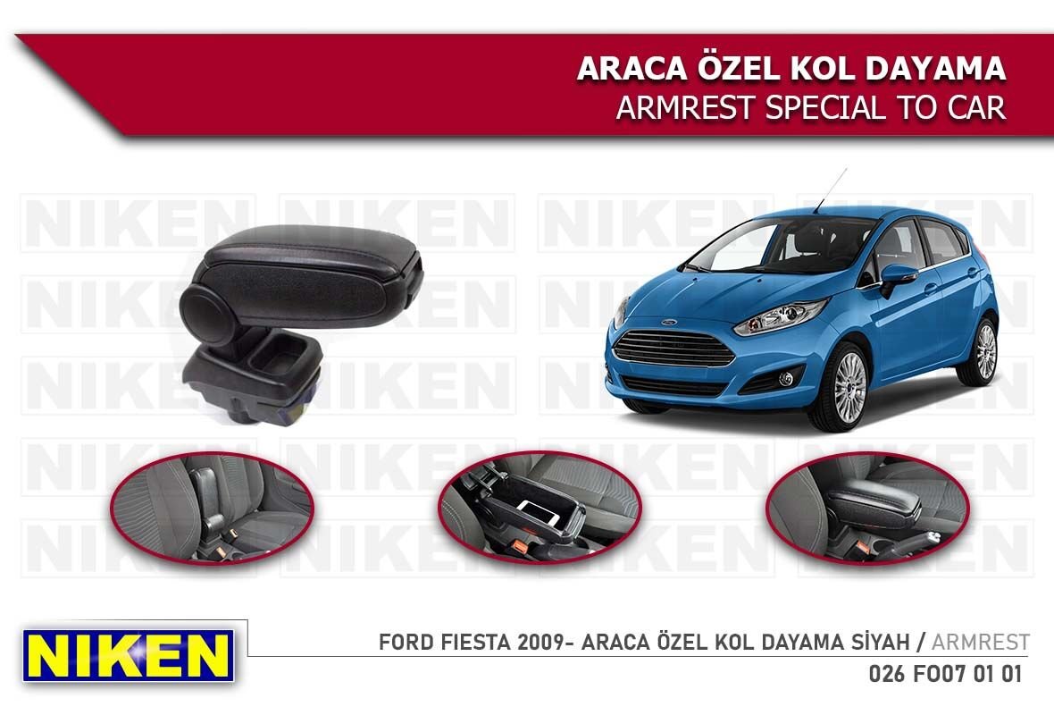 FORD FOCUS II 2006-2012 ARACA ÖZEL KOL DAYAMA SİYA