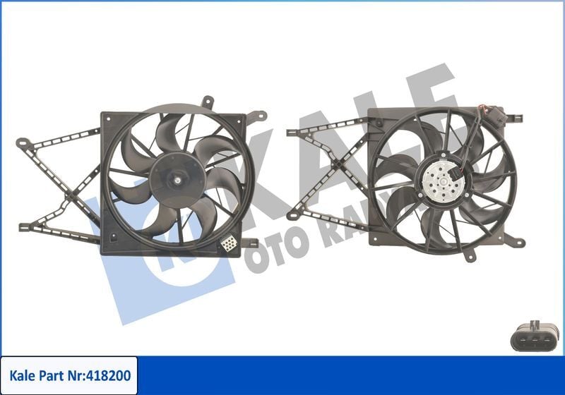 OPEL ASTRA G 98-03 FAN MOTORU 1341344 KALE