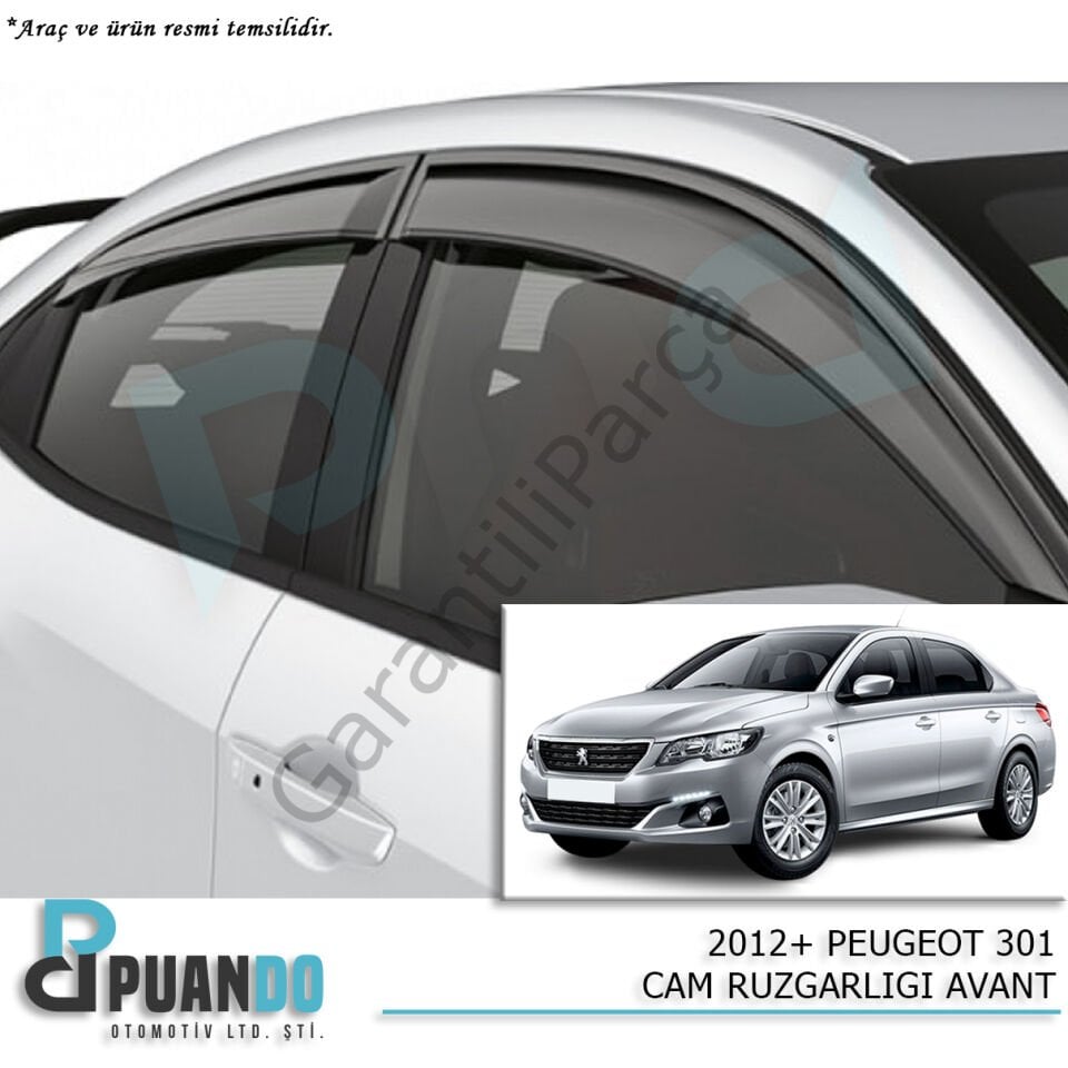 2012+ PEUGEOT 301 CAM RUZGARLIGI AVANT