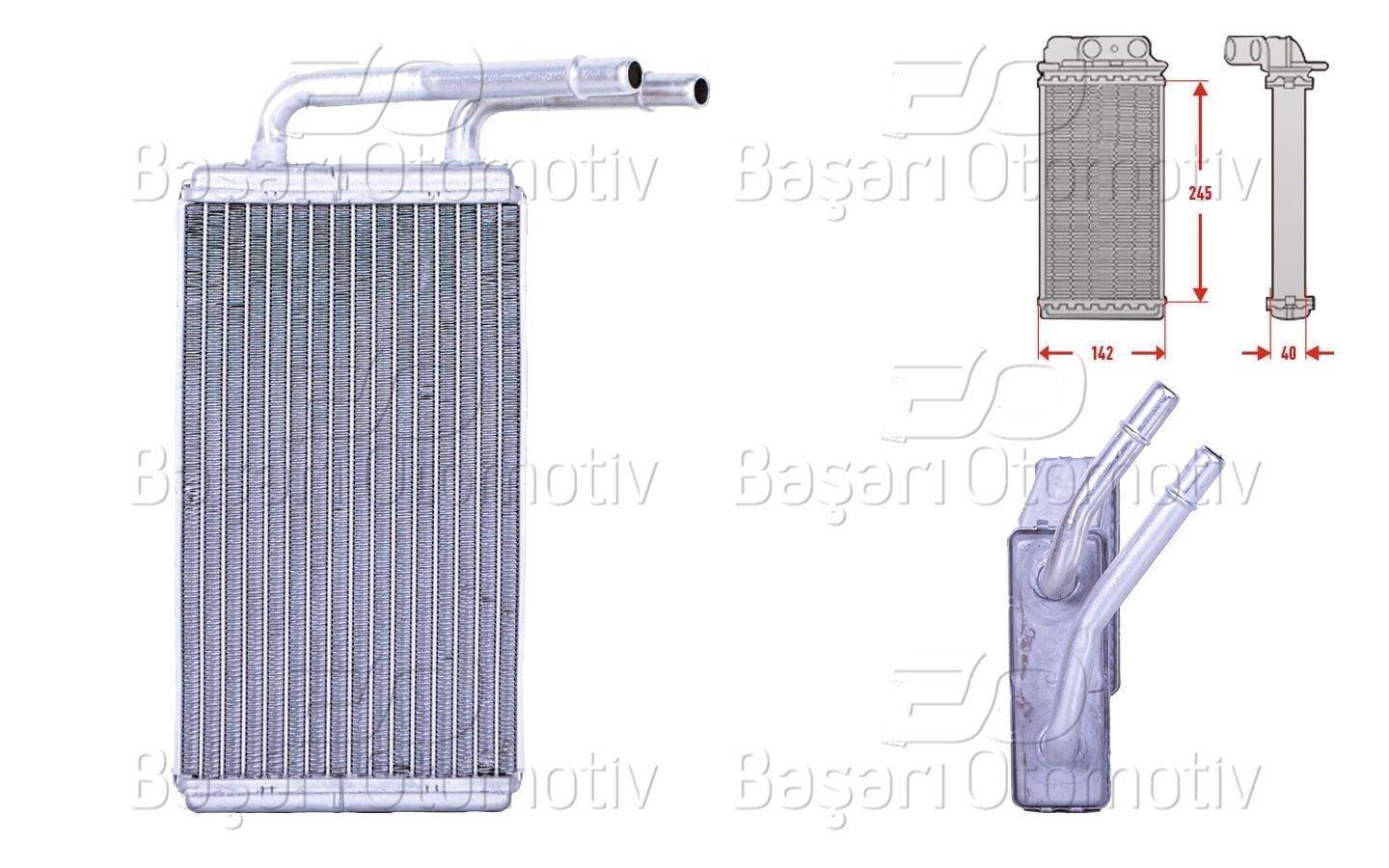 FORD TRANSIT M 12-15 93-96 KALORIFER RADYATÖRÜ 95VW 18476 AB KALE