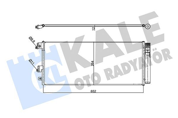 OPEL CORSA E ADAM 15- KLIMA RADYATÖRÜ 1850742 KALE