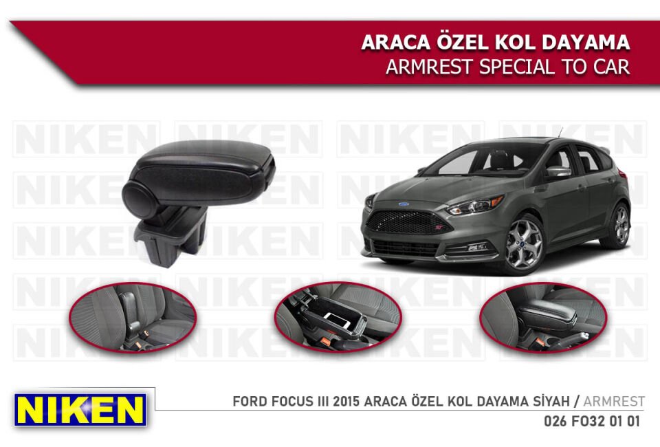 FIAT FIORINO 2008- ARACA ÖZEL KOL DAYAMA SİYAH