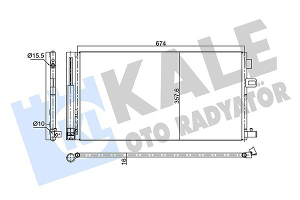 RENAULT FLUENCE 08- KLIMA RADYATÖRÜ 921000006R KALE