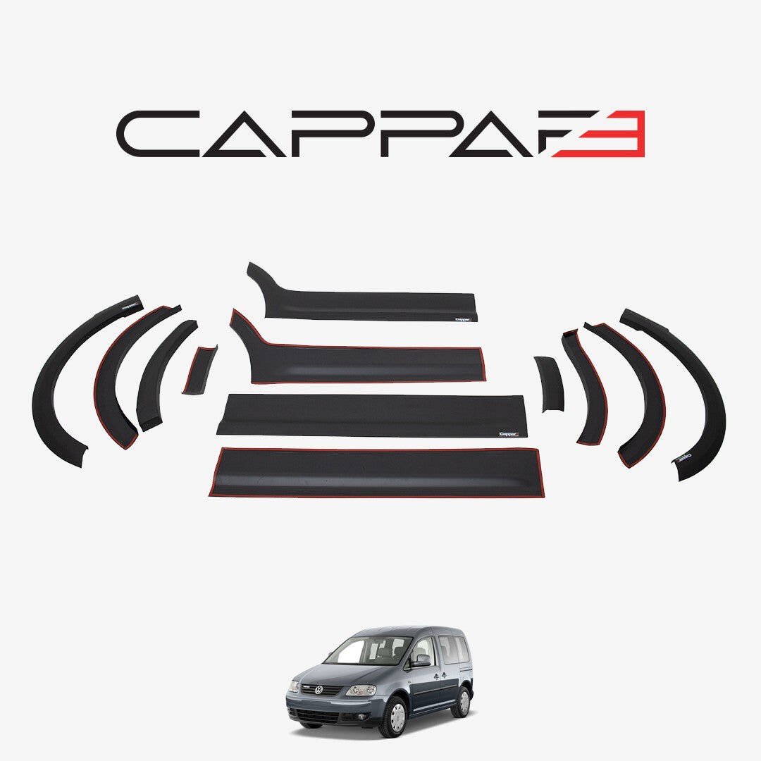 Volkswagen Caddy 2004-2010 Yıl Aralığı Uyumlu Uzun Şase Sağ Sürgü Dodik Seti 12 Parça