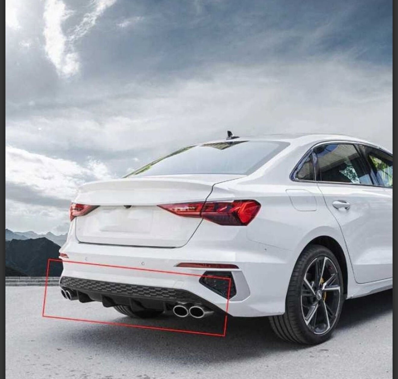 DİFÜZÖR ORJİNAL AUDI A3 SD.2021-2024