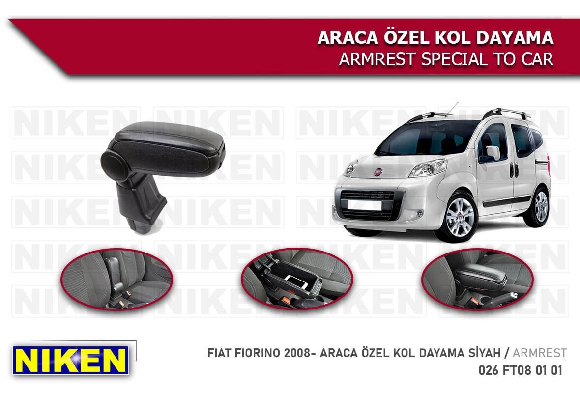 FIAT LINEA 2007- PUNTO ARACA ÖZEL KOL DAYAMA SİYAH