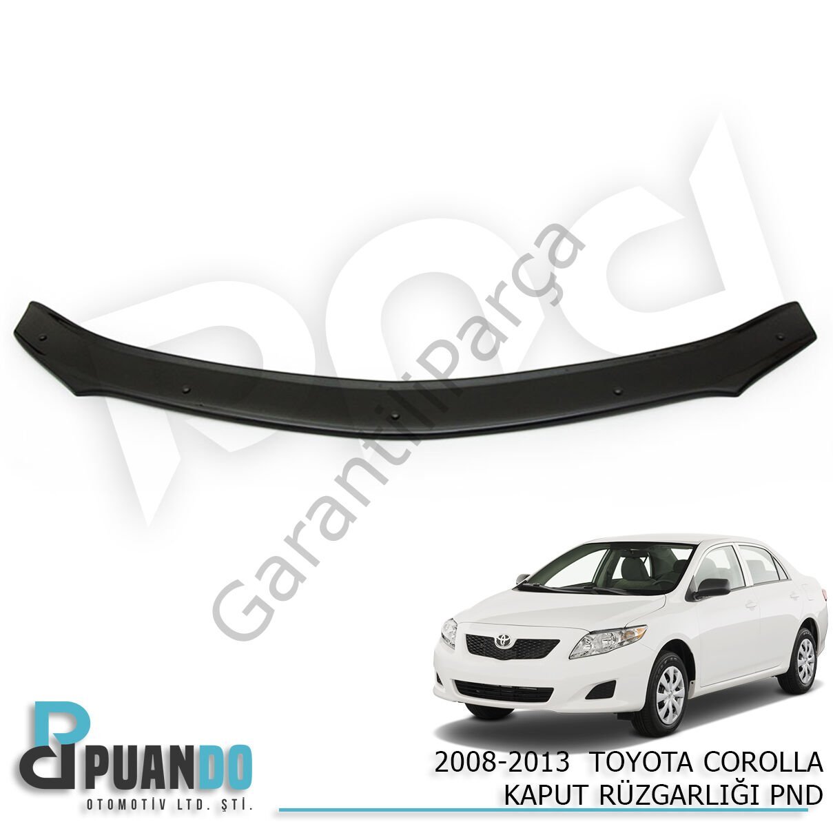 2008-2013 TOYOTA COROLLA KAPUT RUZGARLIGI PND