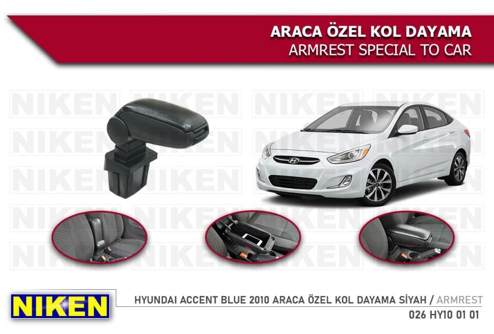 HYUNDAI ACCENT ERA 2006 ARACA ÖZEL KOL DAYAMA SİYA