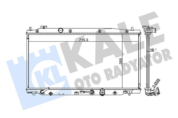 HONDA JAZZ (GE) 09-15 SU RADYATÖRÜ 19010-RB0-004 KALE