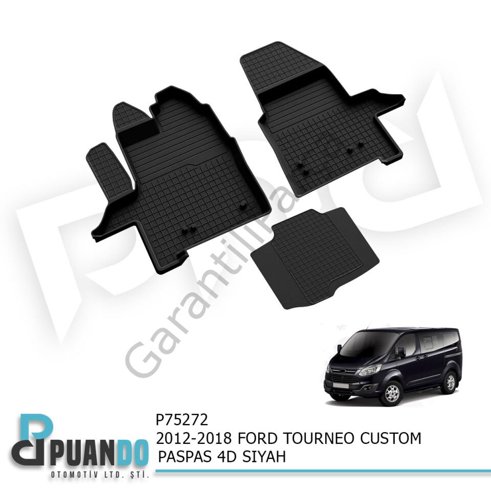 2012-2018 FORD TOURNEO CUSTOM PASPAS 4D SIYAH