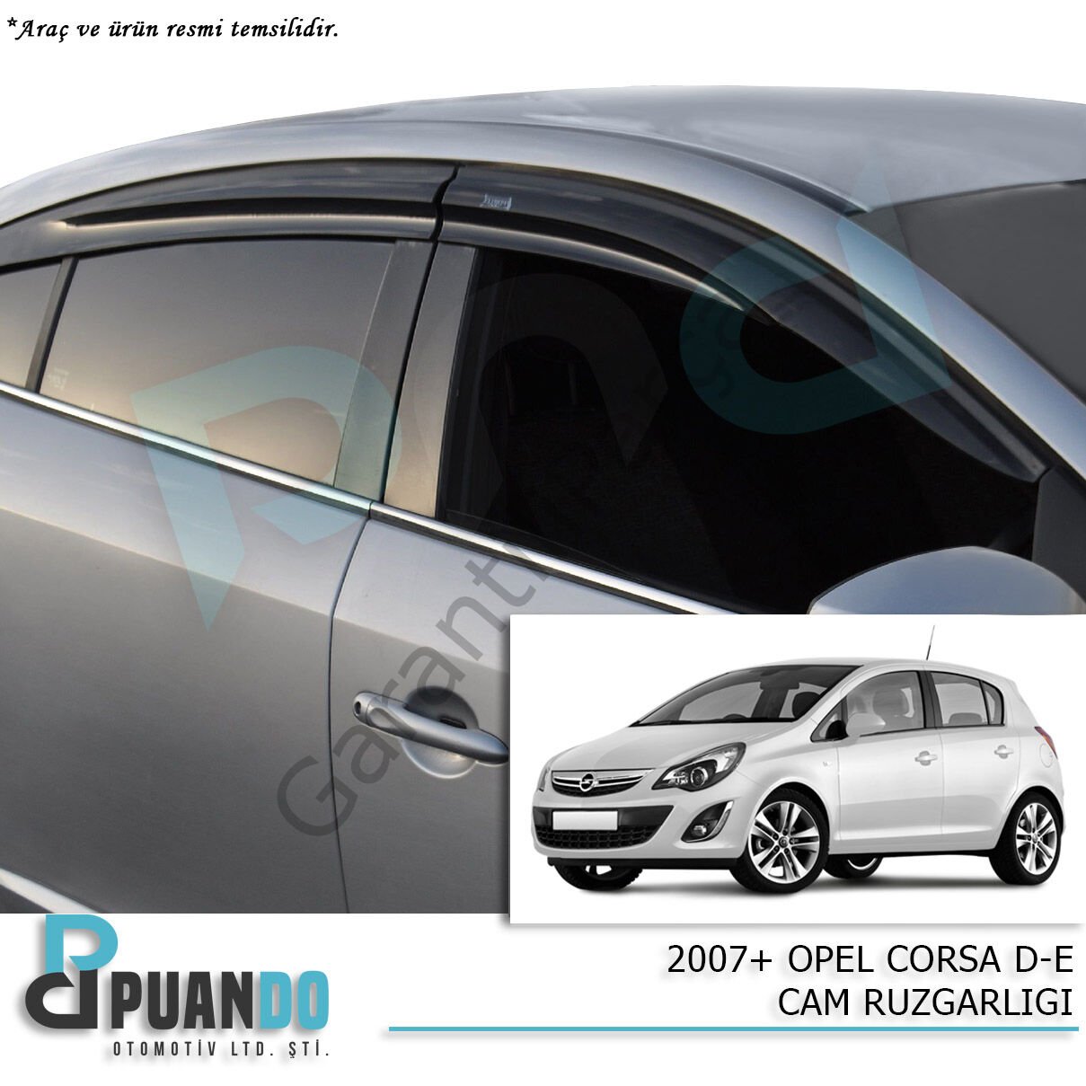 2007+ OPEL CORSA D-E CAM RUZGARLIGI