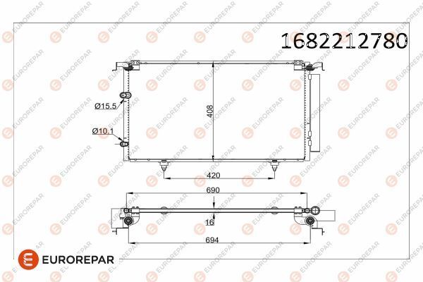97-00 RADYATOR 8846006070 / EUROREPAR