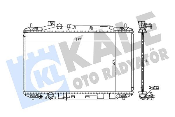 HONDA CIVIC (FK, FN) HB 06-11 SU RADYATÖRÜ 19010-RSA-G01 KALE