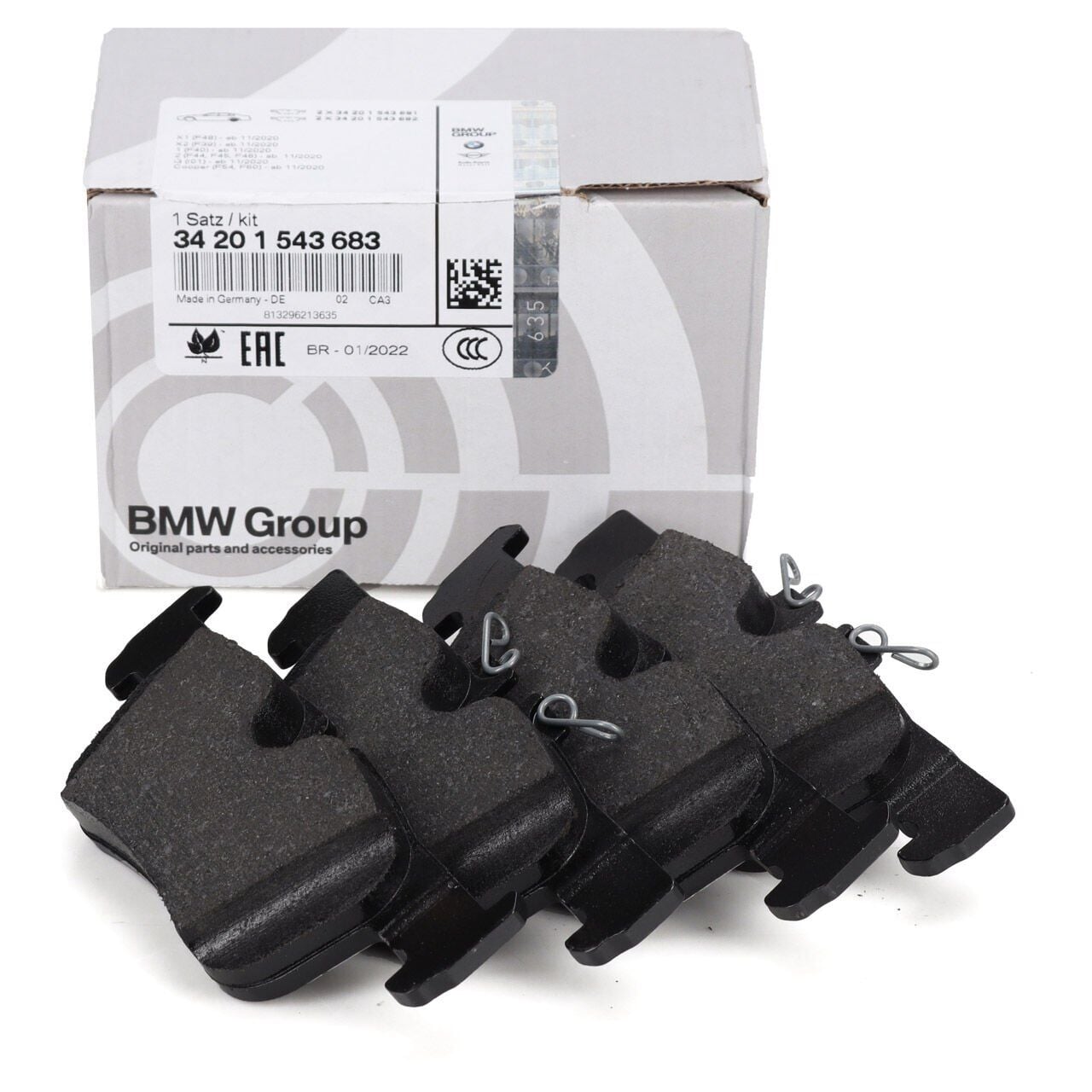 BMW 1F52-2F45-F46-X1 F48-X1 F49-X2 F39 MINI F54-F55-F56-F57-F60 FREN DISKI ARKA 34216799369
