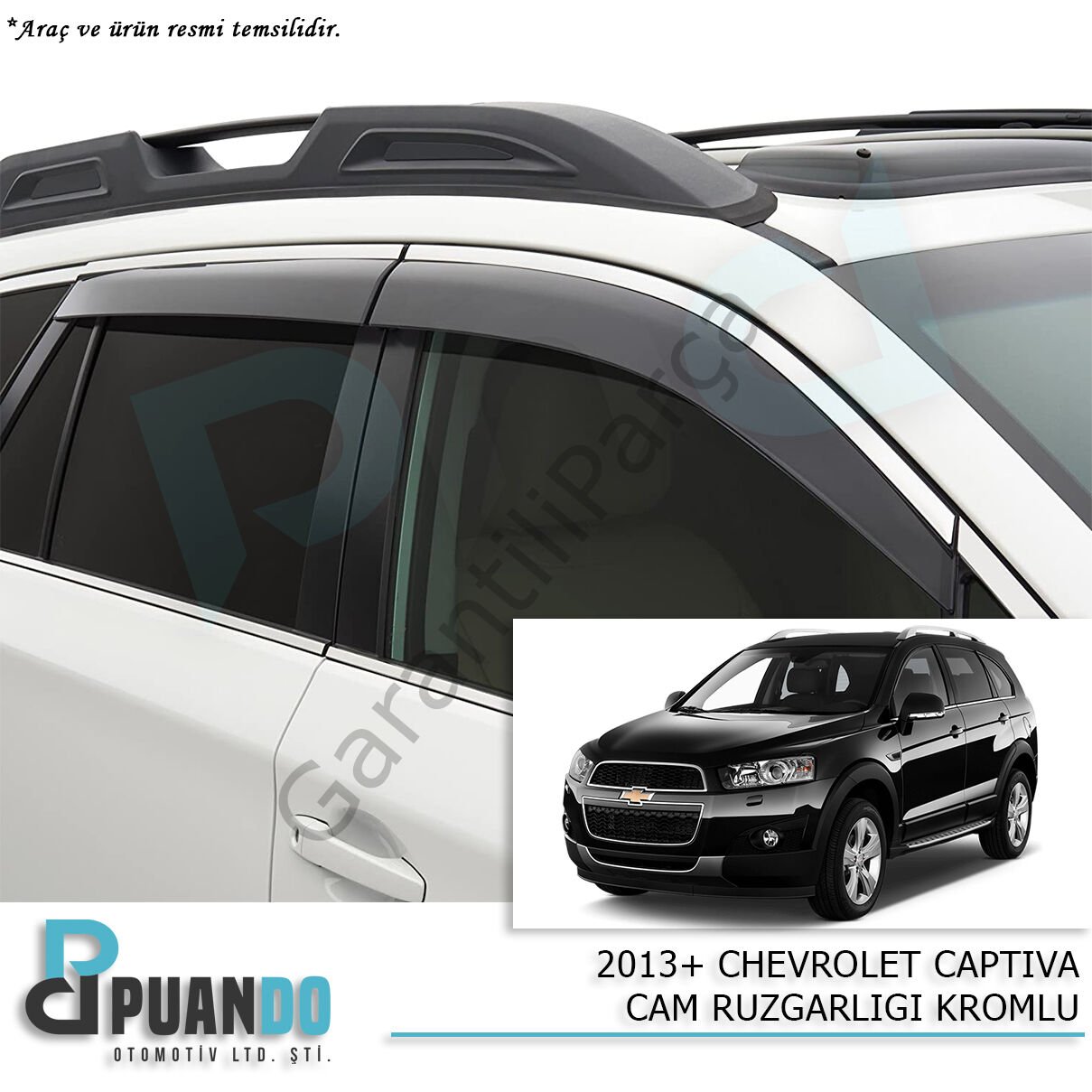 2013+ CHEVROLET CAPTIVA CAM RUZGARLIGI KROMLU