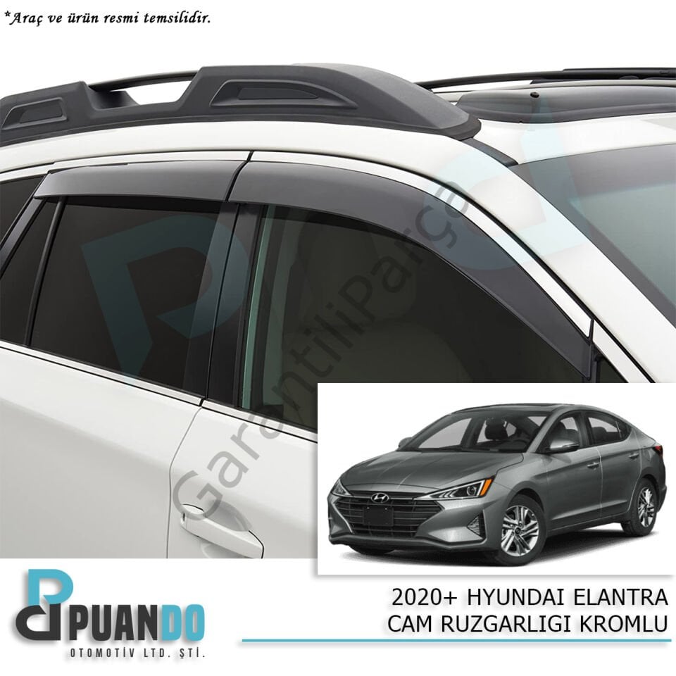 2019-2021 HYUNDAI ELANTRA CAM RUZGARLIGI KROMLU