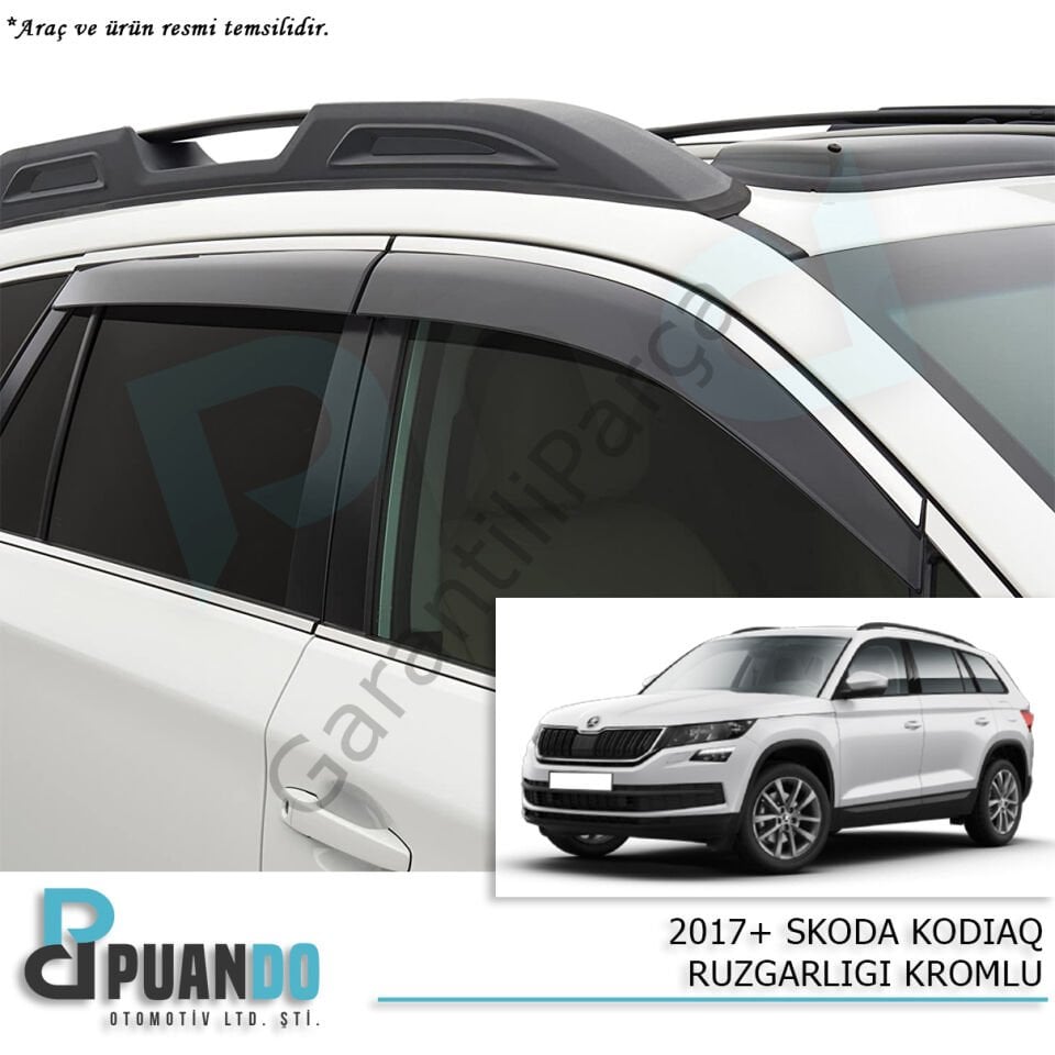 2017+ SKODA KODIAQ CAM RUZGARLIGI KROMLU
