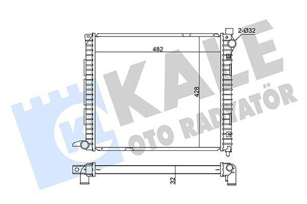 BMW FREELANDER I 98-06 SU RADYATÖRÜ PCC000100 KALE