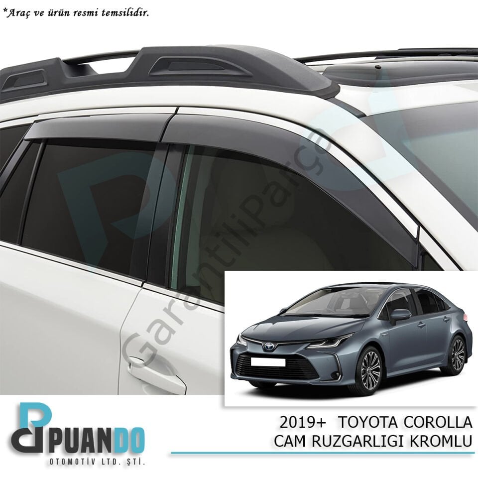 2019+ TOYOTA COROLLA CAM RUZGARLIGI KROMLU