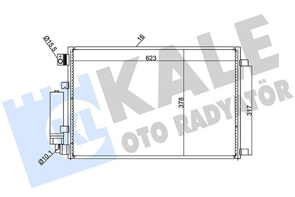 NISSAN QASHQAI (J10) 07-13 KLIMA RADYATÖRÜ 92100-JD200 KALE