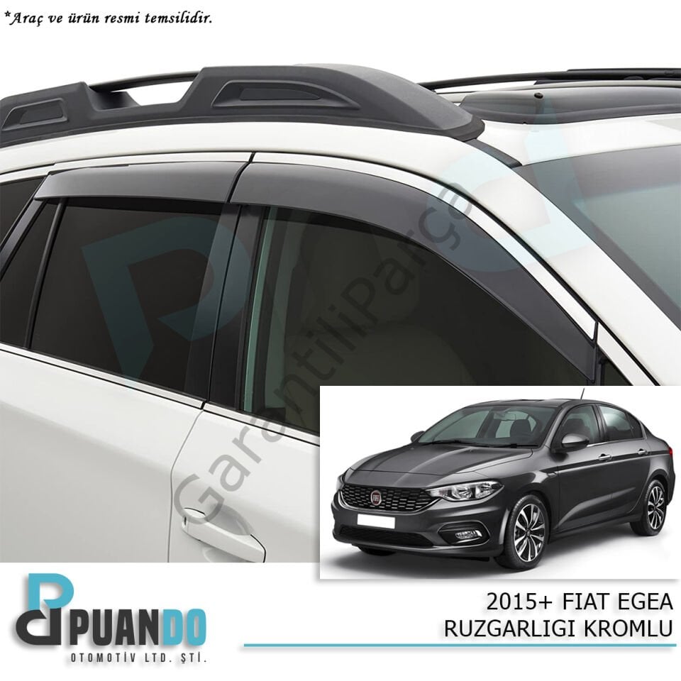 2015+ FIAT EGEA CAM RUZGARLIGI KROMLU