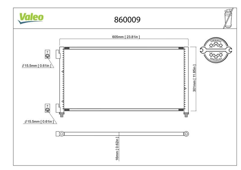 FIAT DOBLO/PUNTO 01- KLIMA RADYATÖRÜ 46821270 KALE