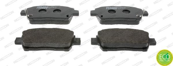TOYOTA YARIS (P1) (+ABS) : VERSO (E12) 1.6 02 vb. 99-05 FREN BALATASI ÖN 04465-52010 FERODO