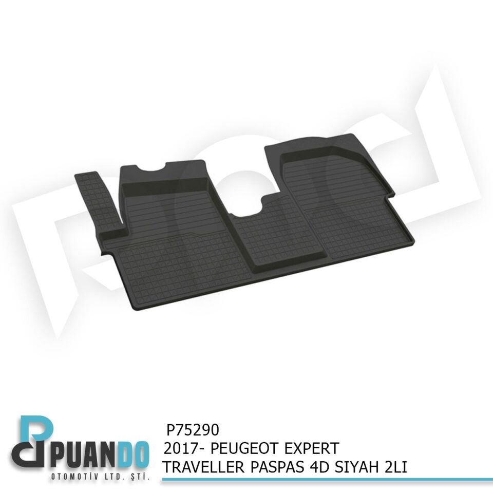 2017- PEUGEOT EXPERT TRAVELLER PASPAS 4D SIYAH 2LI