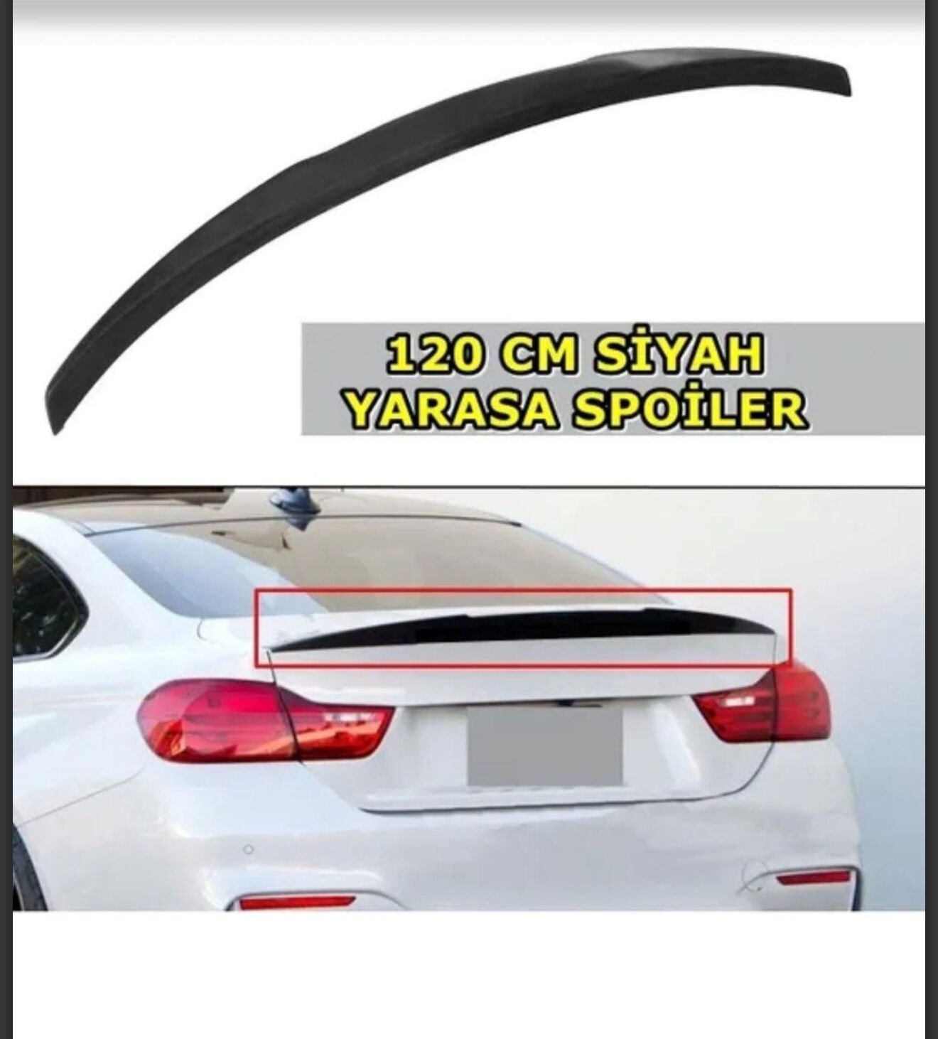 SPOYLER PLASTİK ABS ÜNİVERSAL