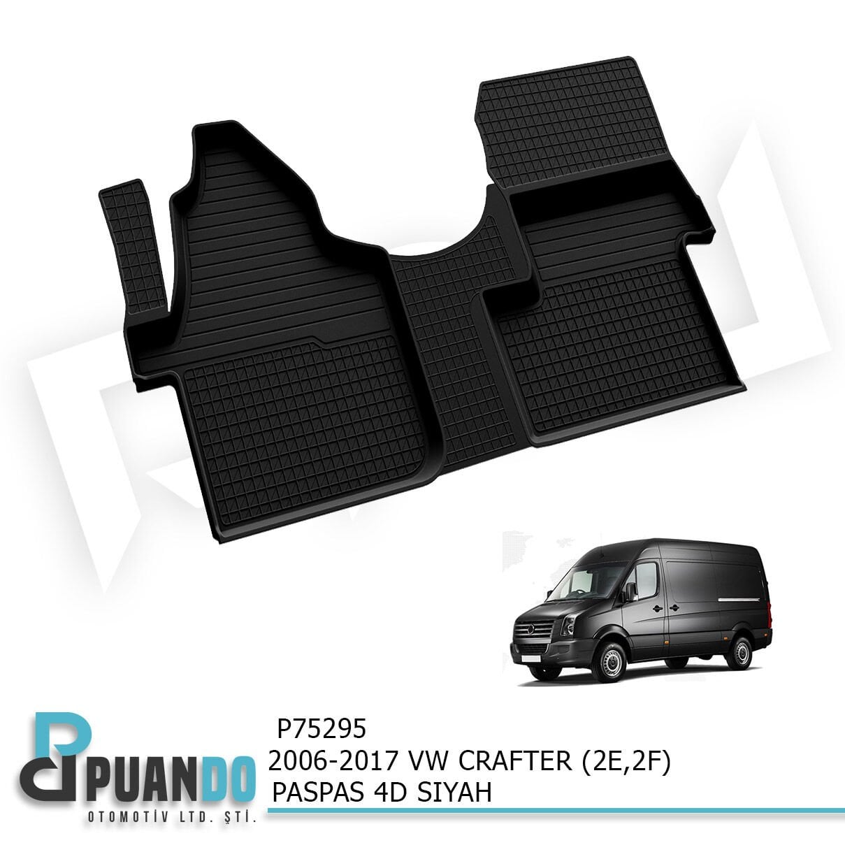 2006-2017 VW CRAFTER PASPAS 4D SIYAH (ON CIFT)