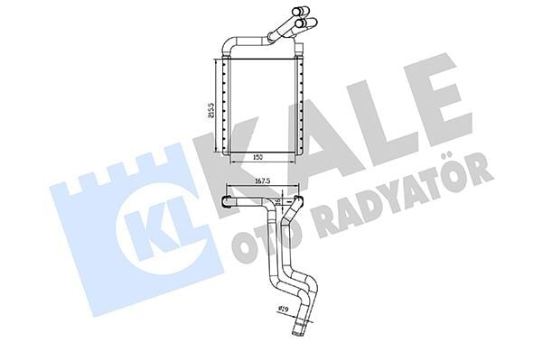 KIA RIO 05-10 KALORIFER RADYATÖRÜ 971381G900 KALE