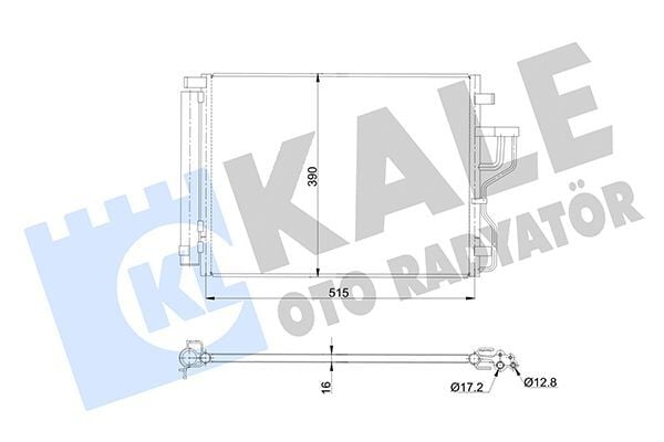 HYUNDAI IX35/TUCSON/SPORTAGE 2010- KLIMA RADYATÖRÜ 976062S000 KALE