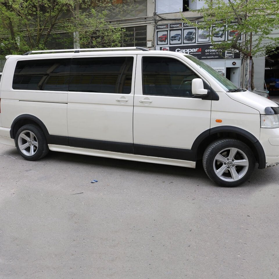 Volkswagen Transporter T5 2009-2014 Yıl Aralığı Uyumlu Uzun Şase Sağ Sürgü Dodik Seti 11 Parça